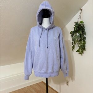 The North Face Oversized Evolution Hoodie Soft Lavender/Mystic Haze Sz Small